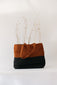 Two-Toned Fique Tote - Dust/Black