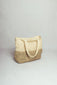 Two-Toned Fique Tote - Natural/Tan